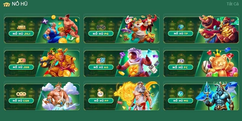 Thử may mắn với kho game khủng