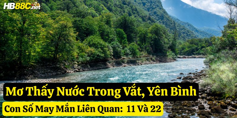 giấc mơ thấy nước hb88