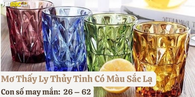 ngủ mơ thấy ly thủy tinh