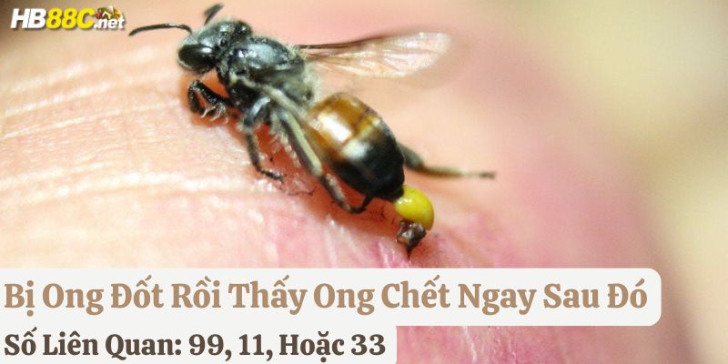 tự nhiên bị ong đốt