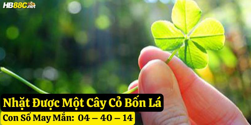 nhặt được cỏ bốn lá hb88