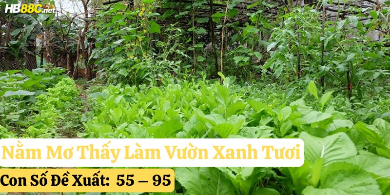 nằm mơ thấy làm vườn