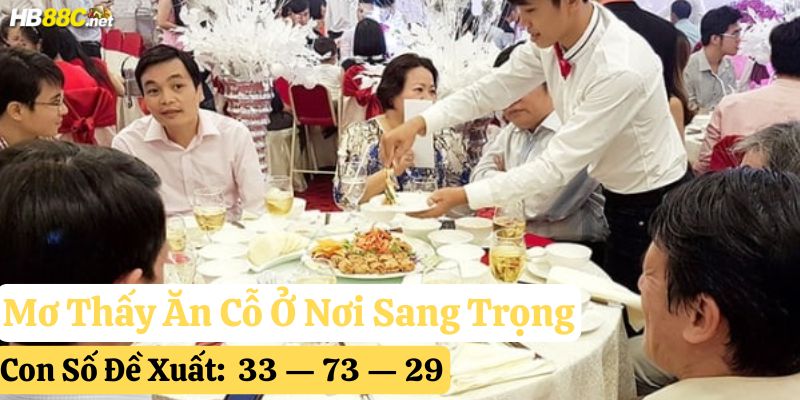 nằm mơ thấy ăn cỗ