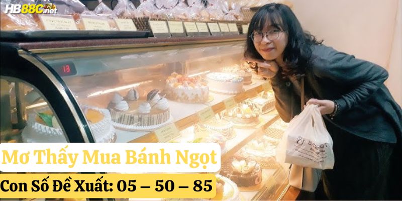 mơ ăn bánh ngọt