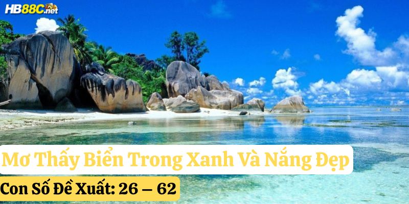 mơ thấy biển đánh gì