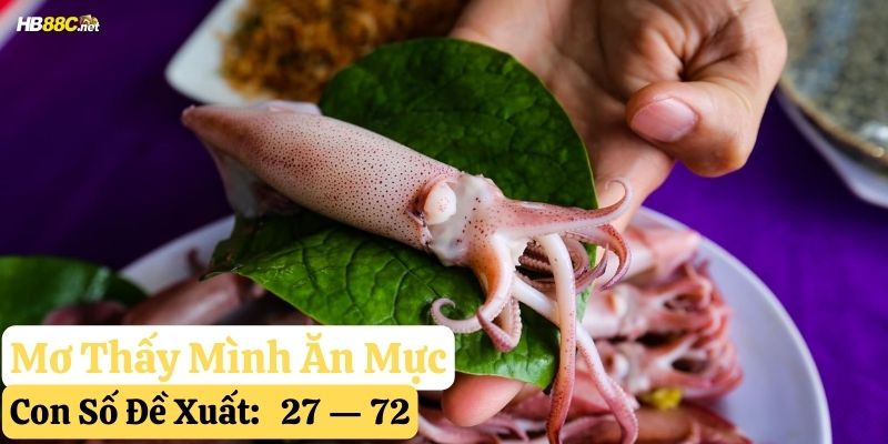 nằm mơ thấy con mực