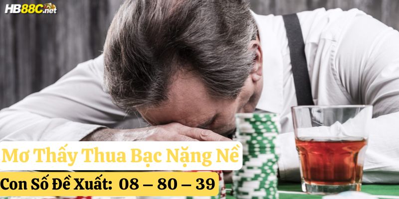 mơ thấy thua bạc