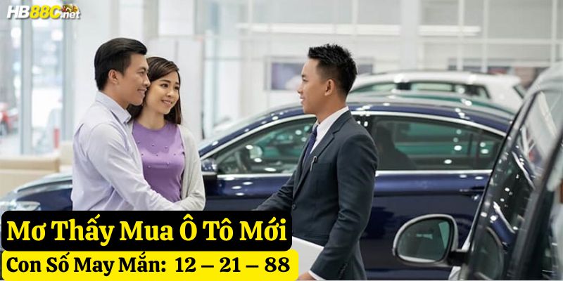 nằm mơ mua ô tô